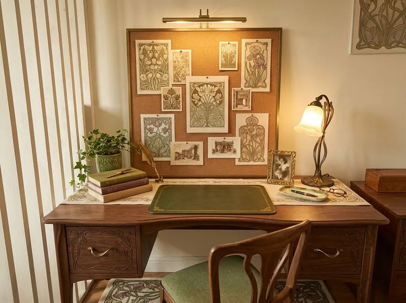 Art nouveau Study room