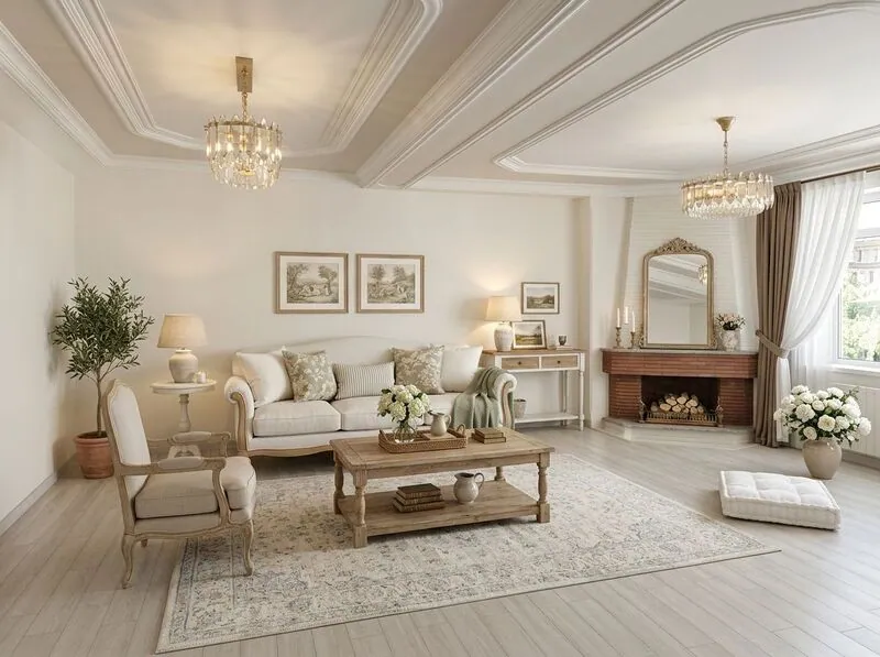 French country Living room