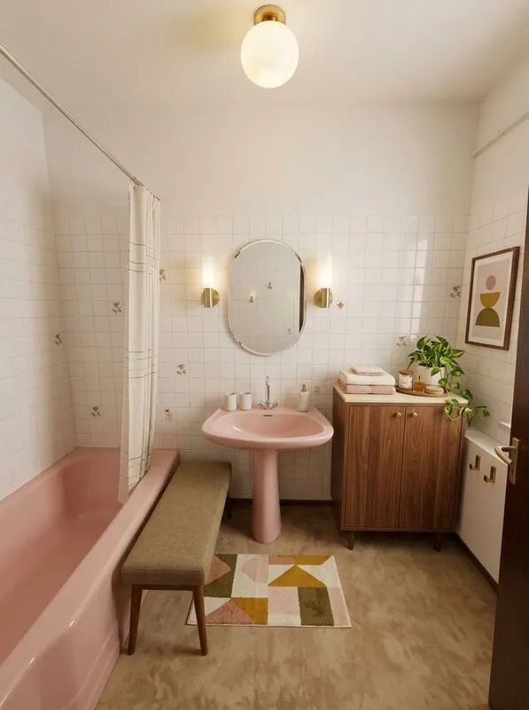 Midcentury modern Bathroom