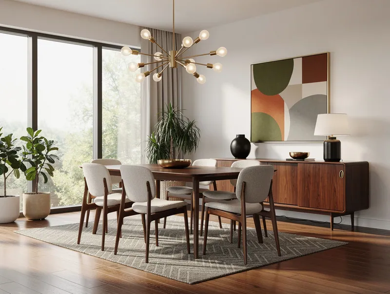 Midcentury modern Dining room