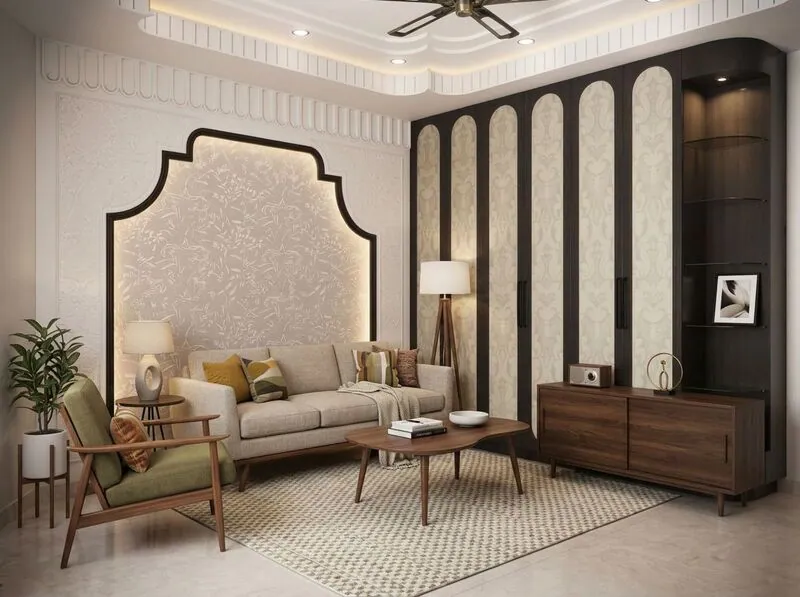 Midcentury modern Living room