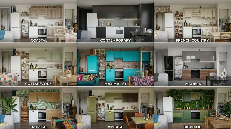 Explore multiple styles Living room