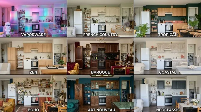 Explore multiple styles Living room