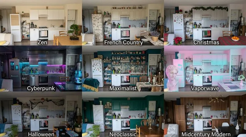 Explore multiple styles Living room