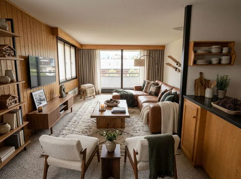 Ski chalet Living room