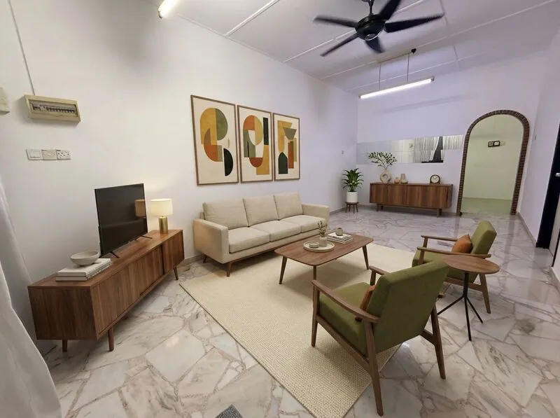 Midcentury modern Living room