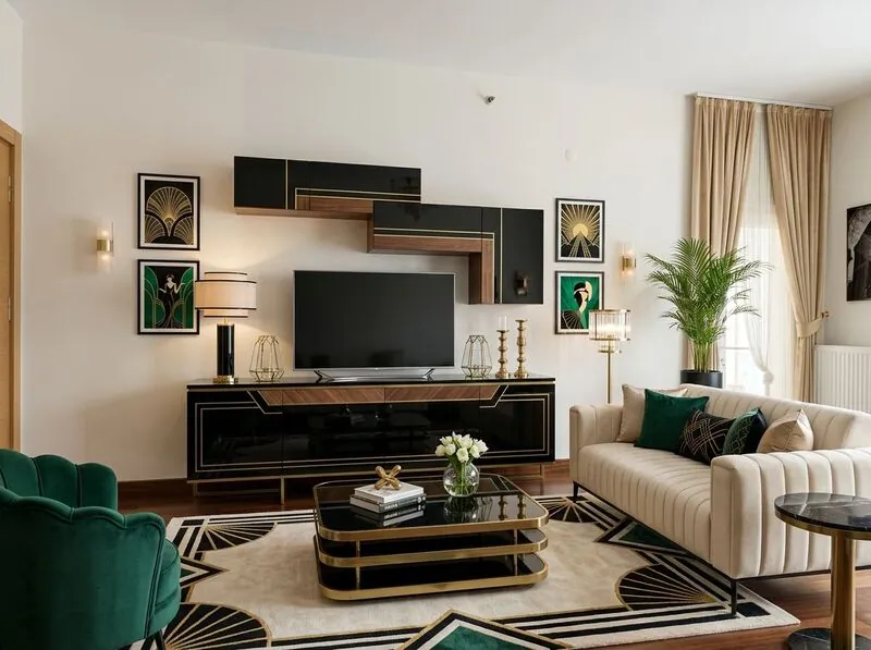 Art deco Living room