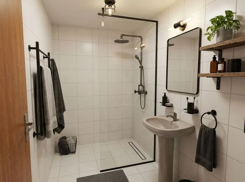 Industrial Bathroom
