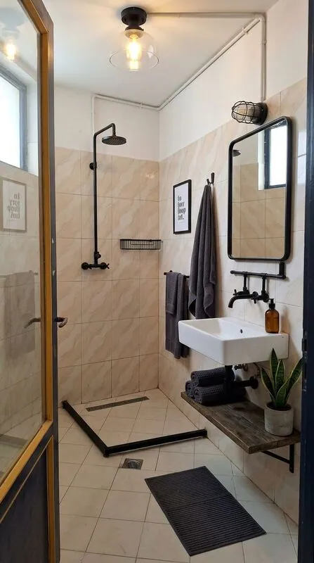 Industrial Bathroom
