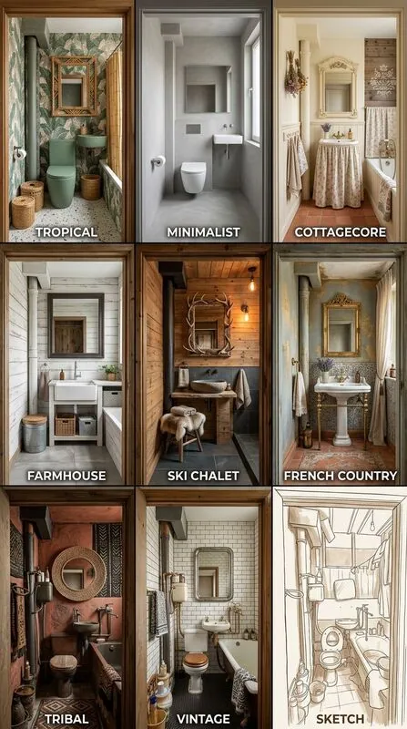 Explore multiple styles Bathroom